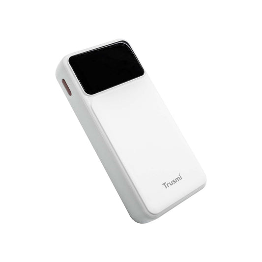 TRUSMI Digital Display Power Bank 20000mAh White