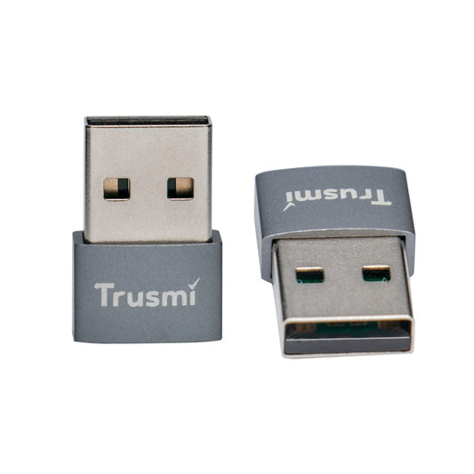 TRUSMI USB-A 2.0 Male to Type-C Female OTG Charging Audio Adapter