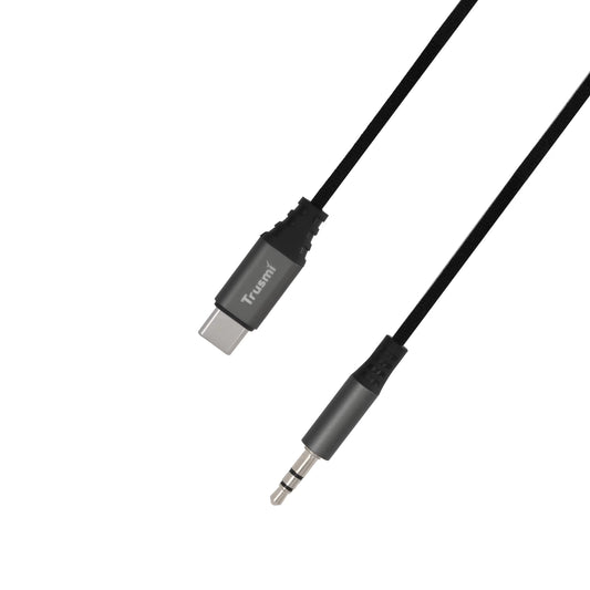 TRUSMI Type-C to 3.5mm Three-level Audio Male Braided Audio Cable