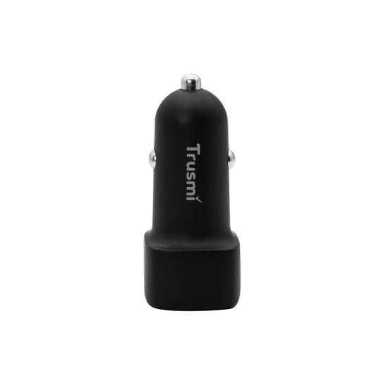 TRUSMI 38W A+C LED Quick Car Charger Black