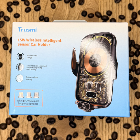 Trusmi 15W Wireless Intelligent Sensor Car Holder