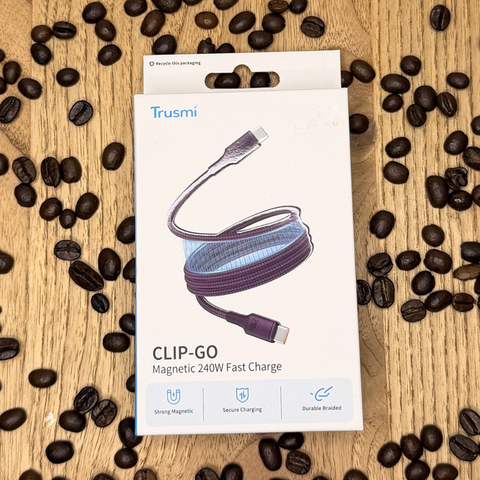 Trusmi Clip-Go Magnetic 240W Fast Charge Cable