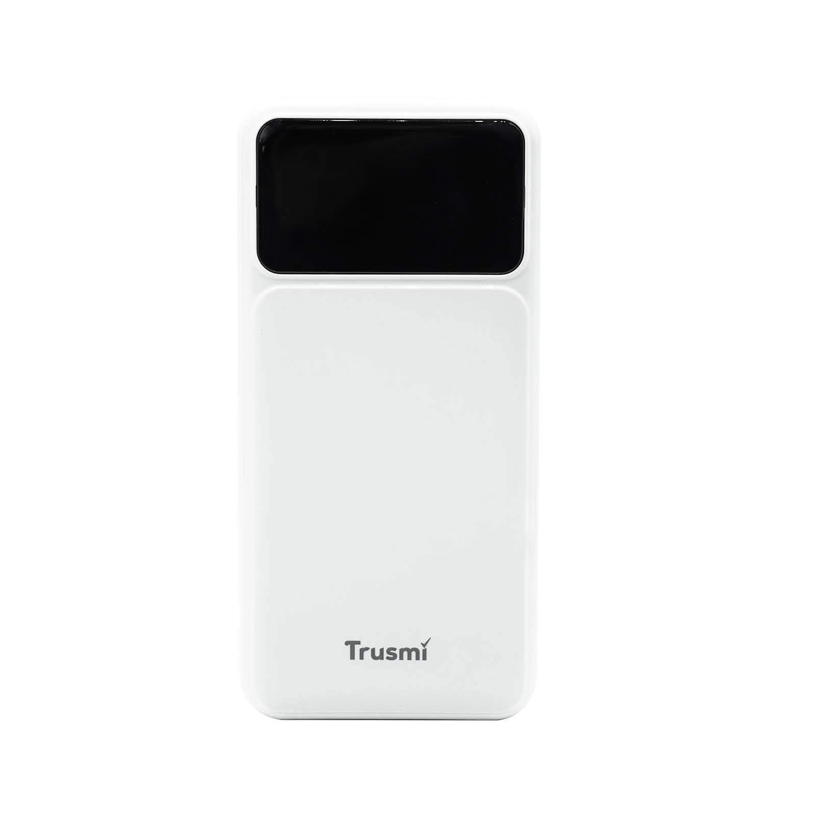 TRUSMI Digital Display Power Bank 20000mAh White