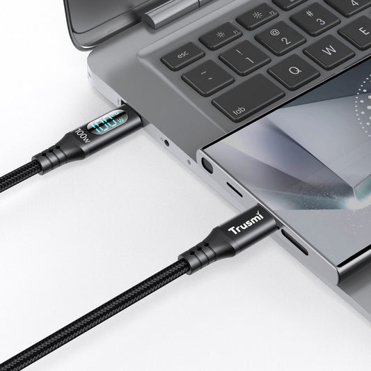 TRUSMI 100W CC Digital Fast Charging Braided Cable