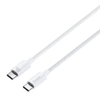 TRUSMI 100W C To C Braided Charging Cable White 3M