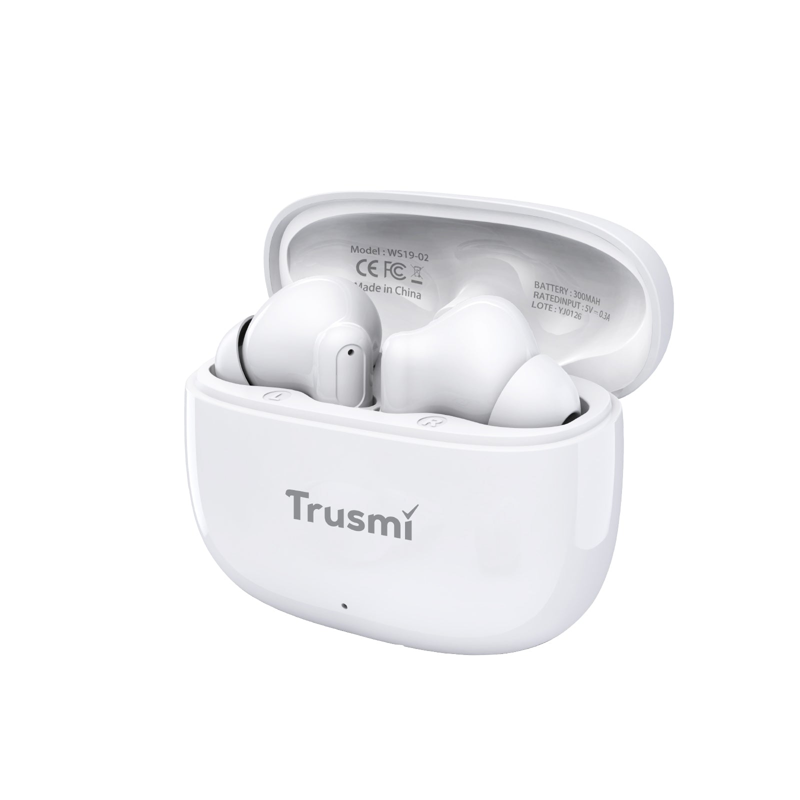 TRUSMI Minimalist In-Ear Wireless Earphone White