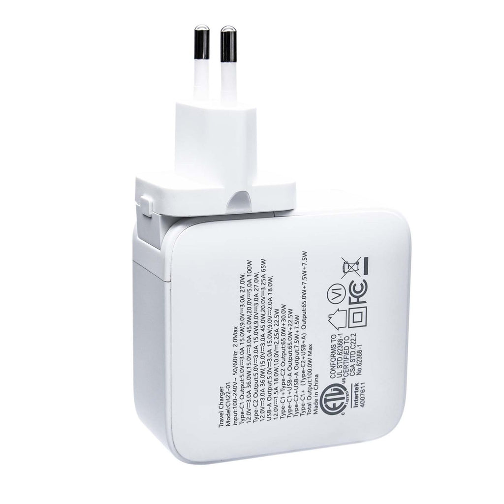 TRUSMI PD100W 2C1A GaN Fast Charger (EU) White