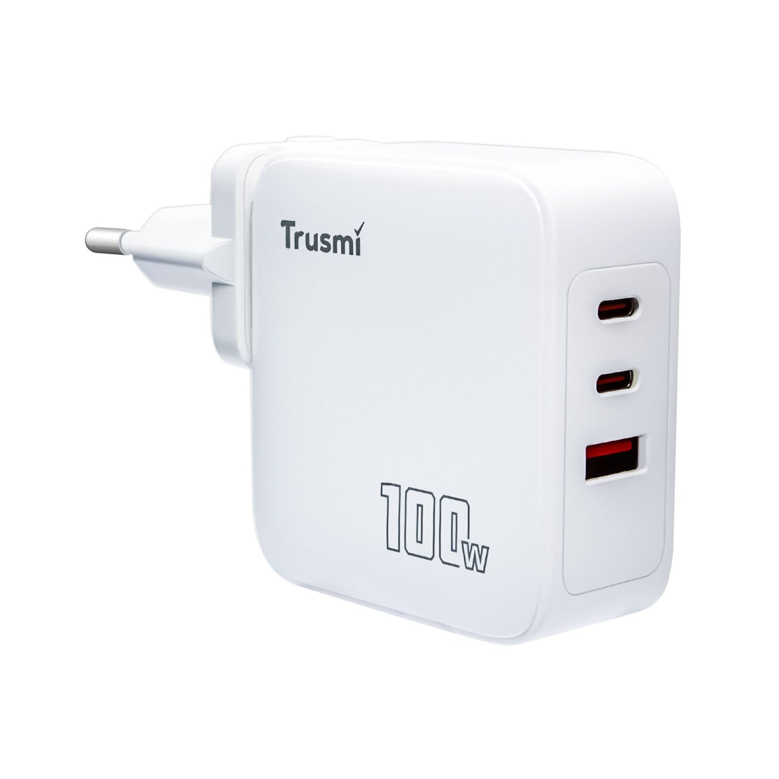 TRUSMI PD100W 2C1A GaN Fast Charger (EU) White