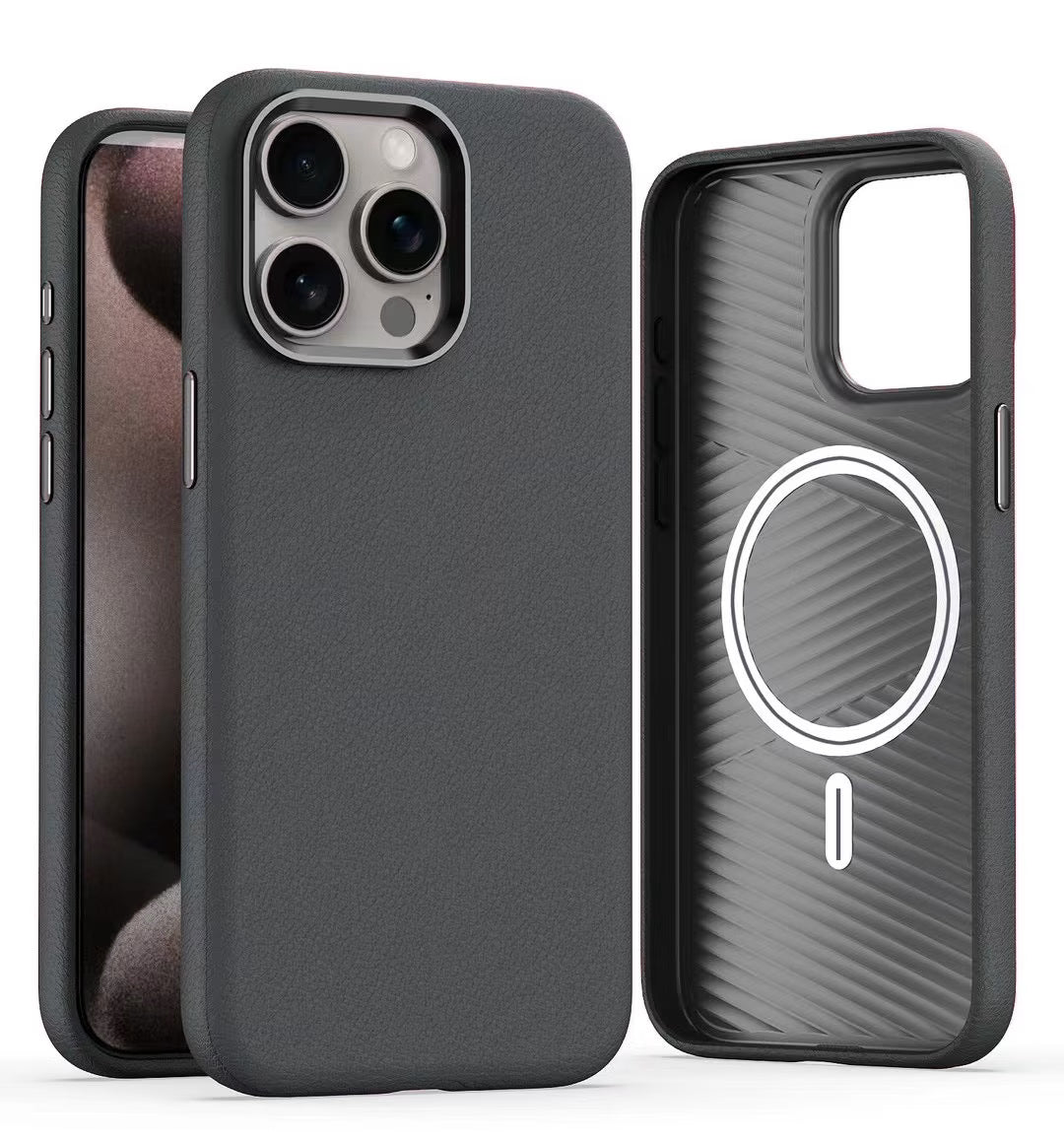 TRUSMI CF38 iPhone PU Leather Magnetic Phone Case