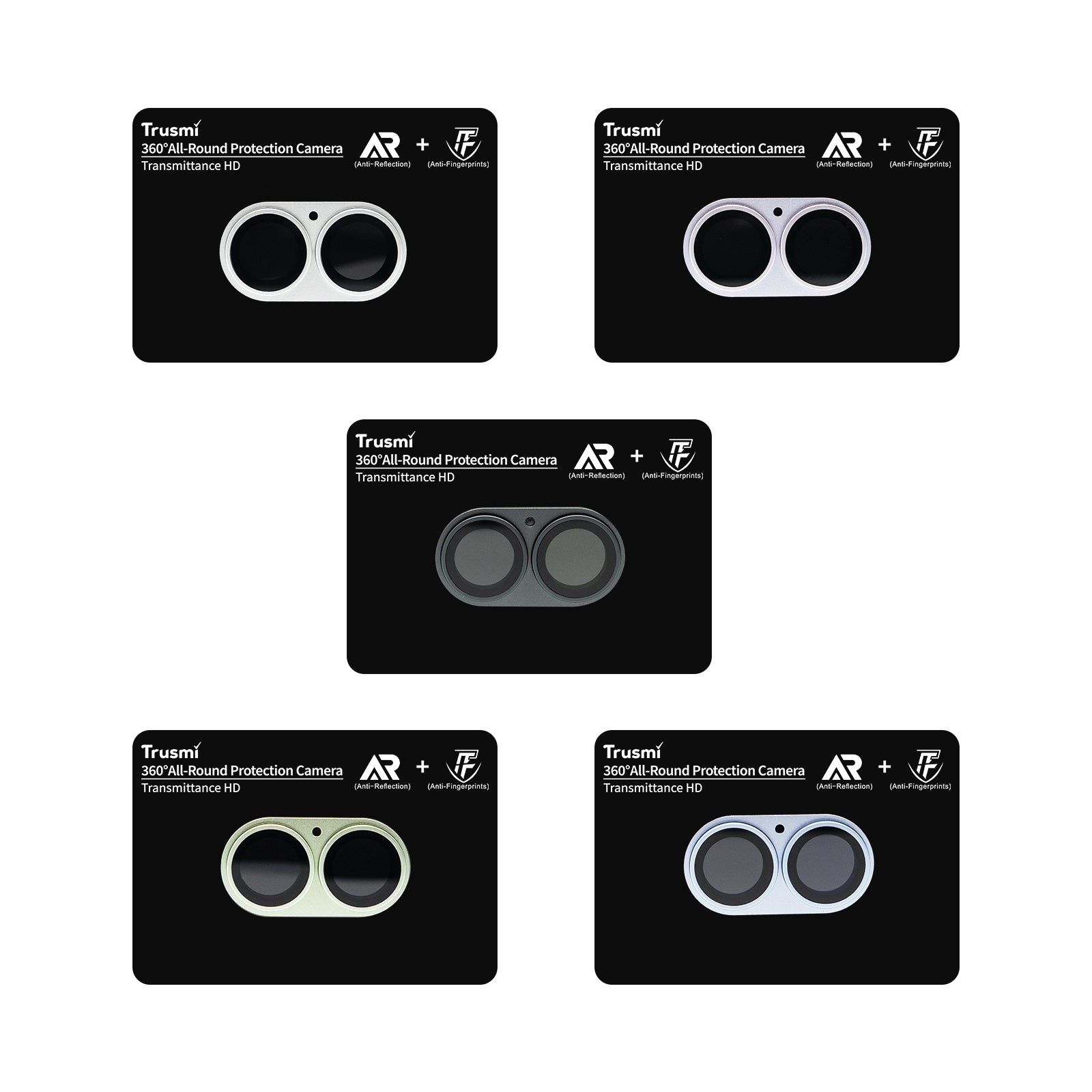 TRUSMI iPhone 17 Integrated Armor Metal Lens Protector