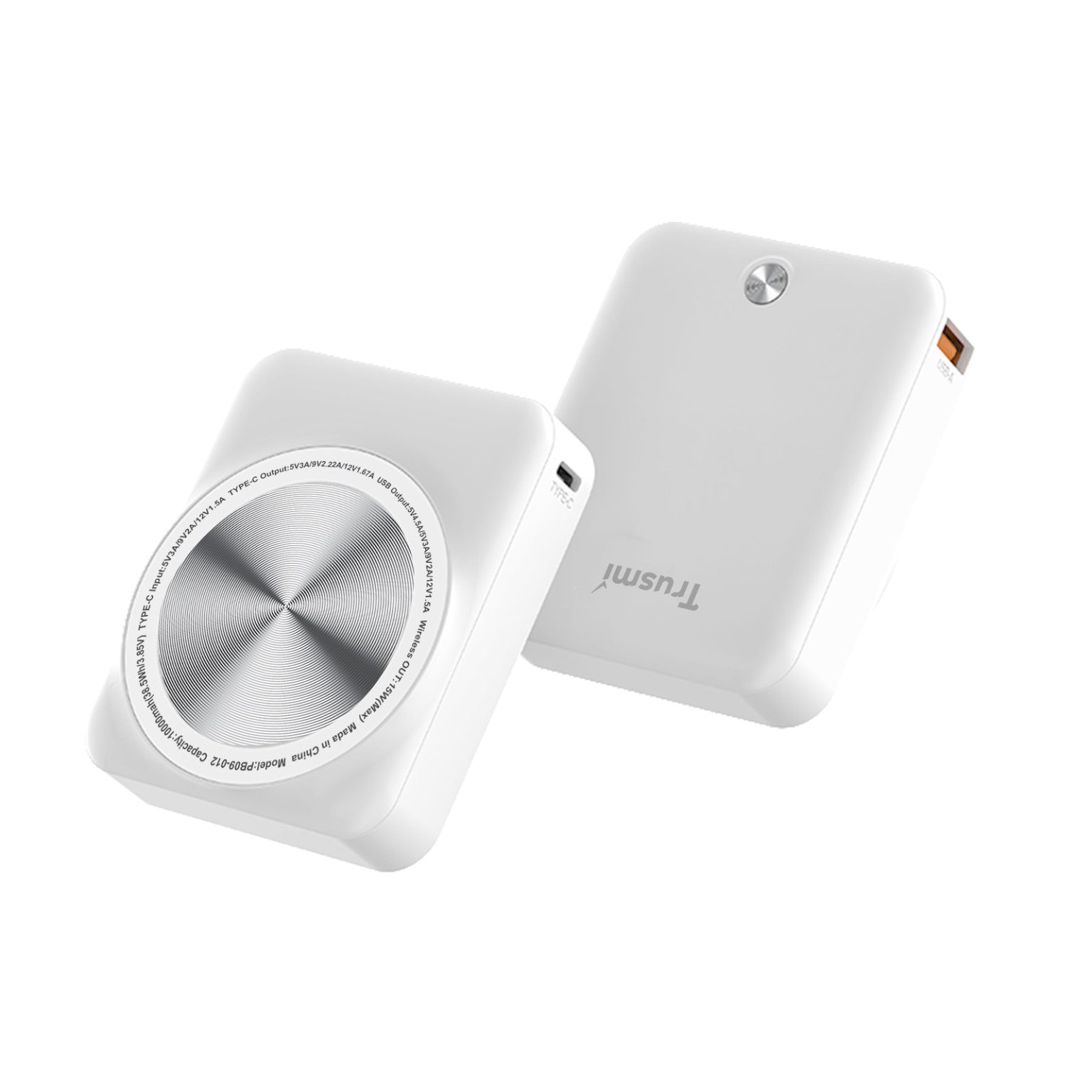TRUSMI PB09 Series PD22.5W Ultra Mini Magnatic Wireless Power Bank