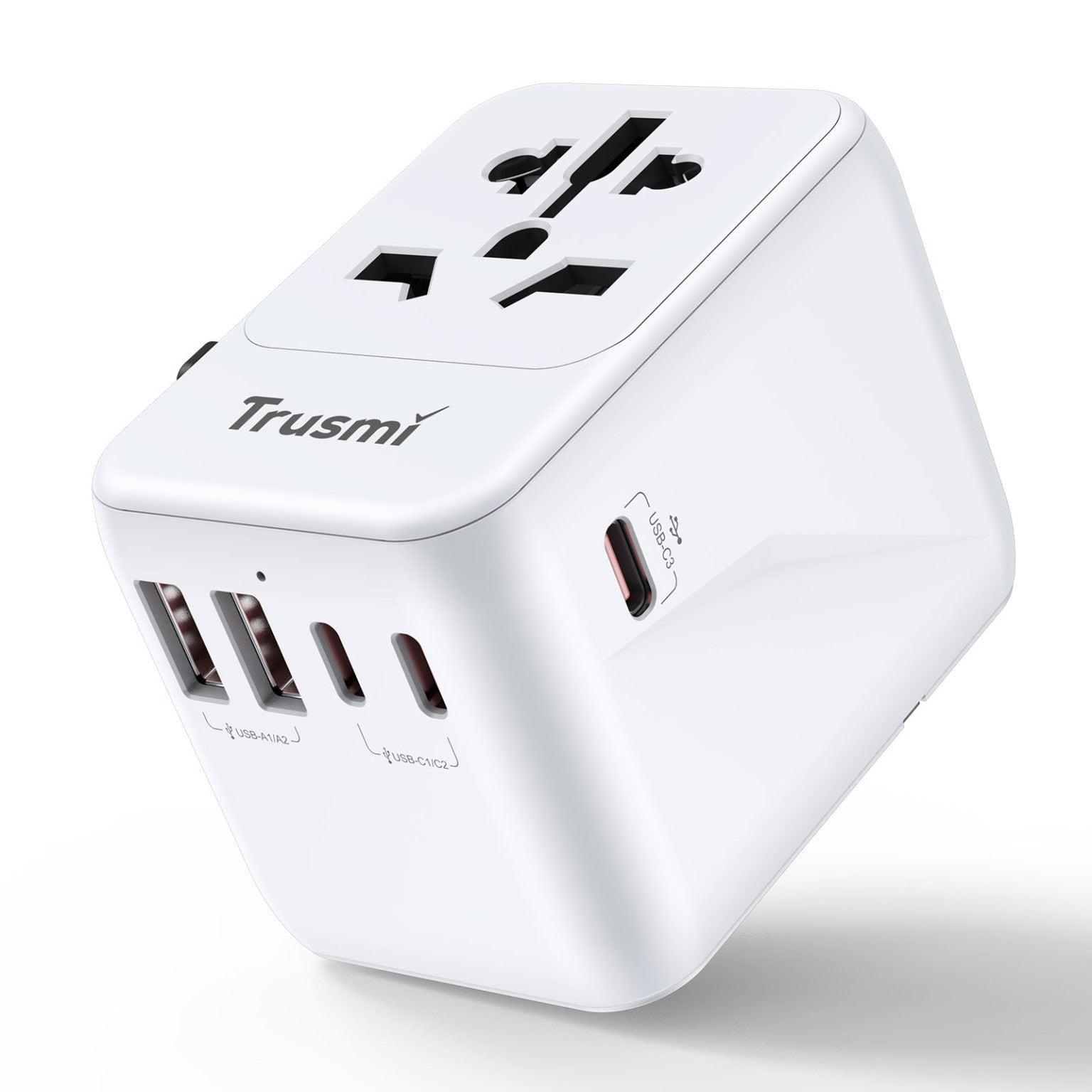 TRUSMI 35W 3C2A Travel Adapter Charger