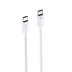 TRUSMI 100W C To C Braided Charging Cable White 3M