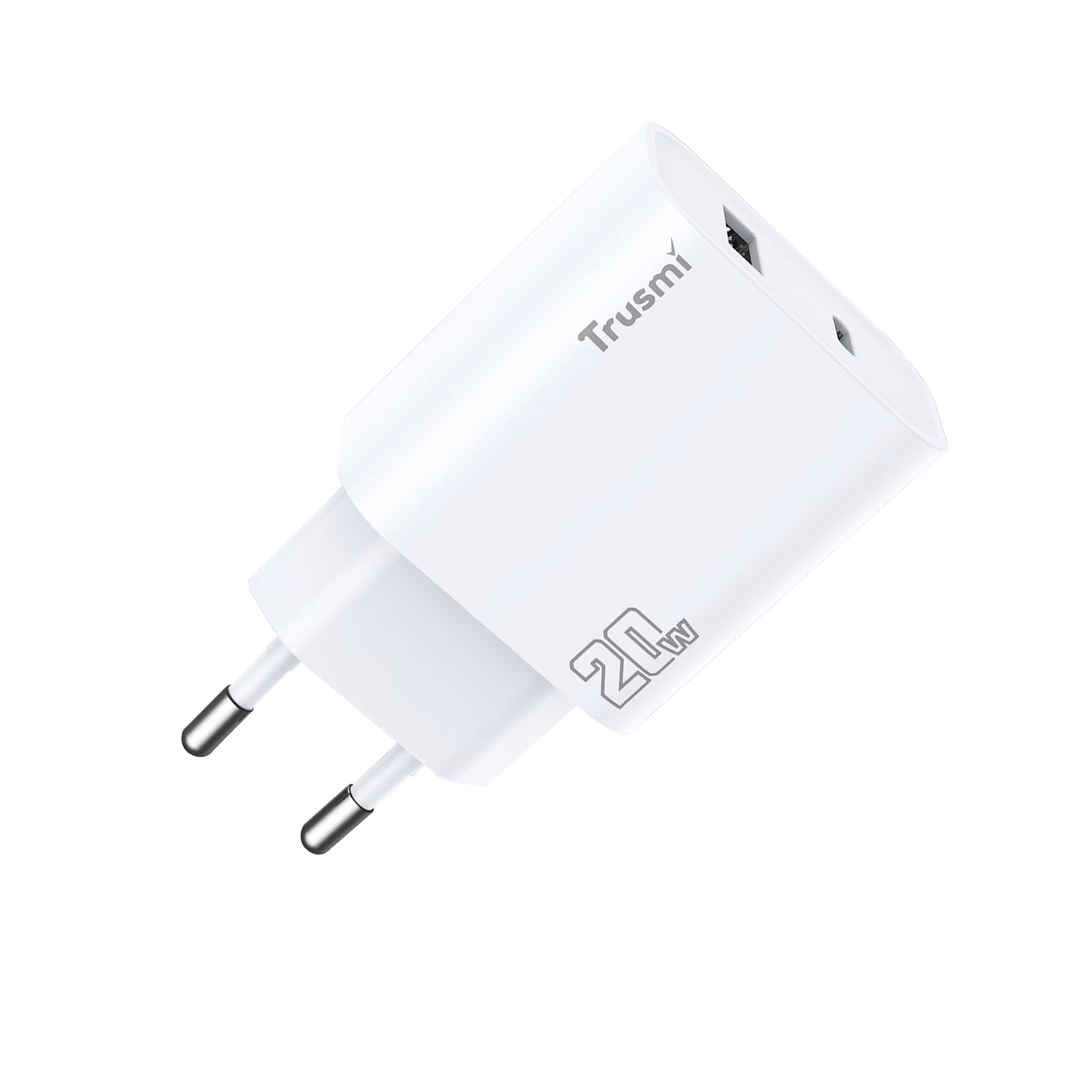 TRUSMI EU Series PD20W AC GaN Fast Charger Set with CL Cable