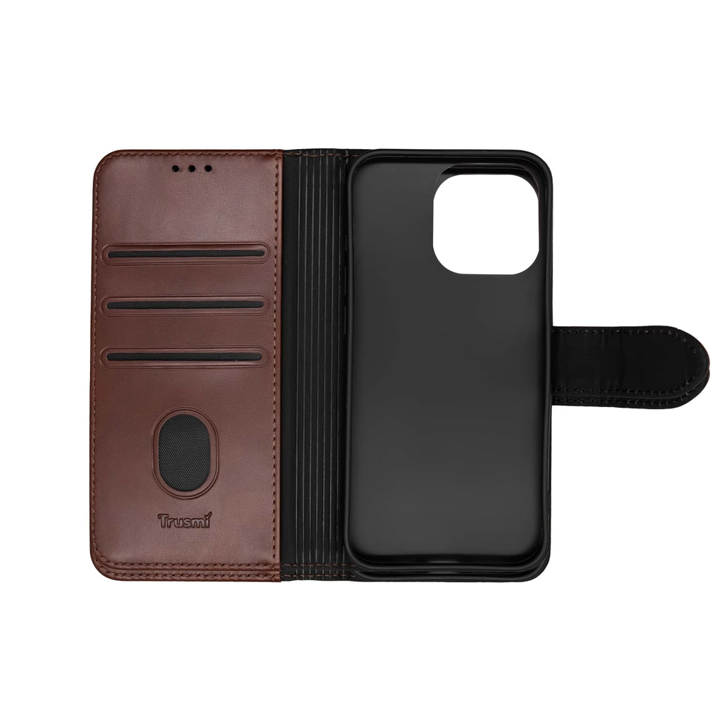 TRUSMI iPhone PU Leather with Card Slot Wallet Phone Case