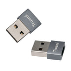 TRUSMI USB-A 2.0 Male to Type-C Female OTG Charging Audio Adapter