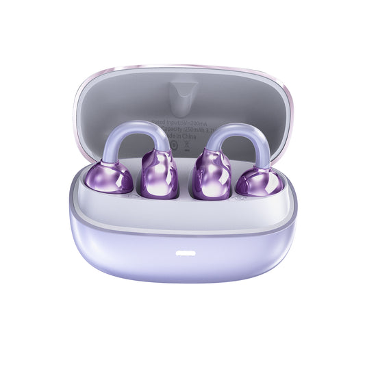 TRUSMI 10W OWS Clip-On Wireless Earphone Purple