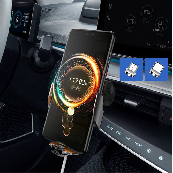 TRUSMI 15W Wireless Charger Intelligent Sensor Car Phone Holder