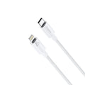TRUSMI 27W C To L Braided Charging Cable White 3M