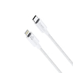 TRUSMI 27W C To L Braided Charging Cable White 3M