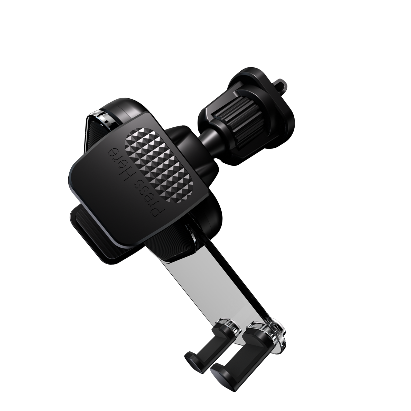 TRUSMI Clamping type Car Phone Holder Air Outlet Black