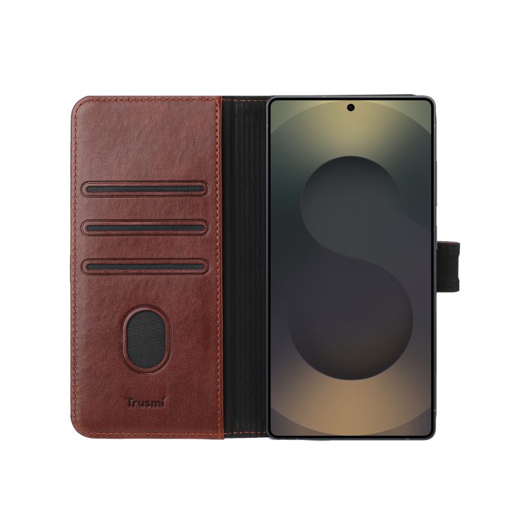 TRUSMI Series PU Leather with Card Slot Wallet Phone Case