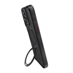 TRUSMI Carbon Fiber with 360° Rotating Kickstand Magnetic Phone Case