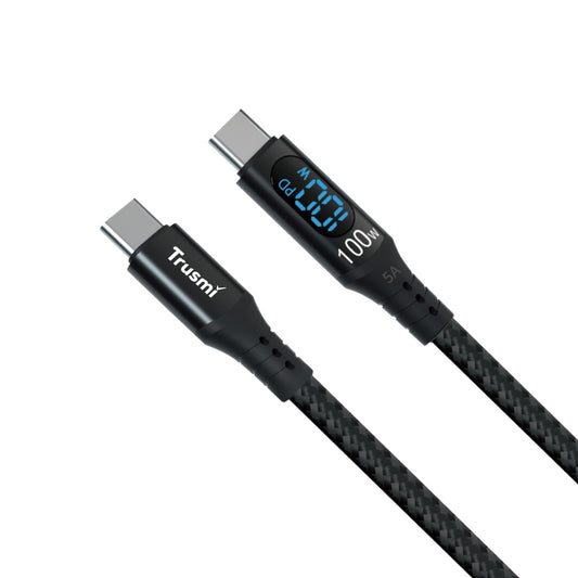 TRUSMI 100W CC Digital Fast Charging Braided Cable