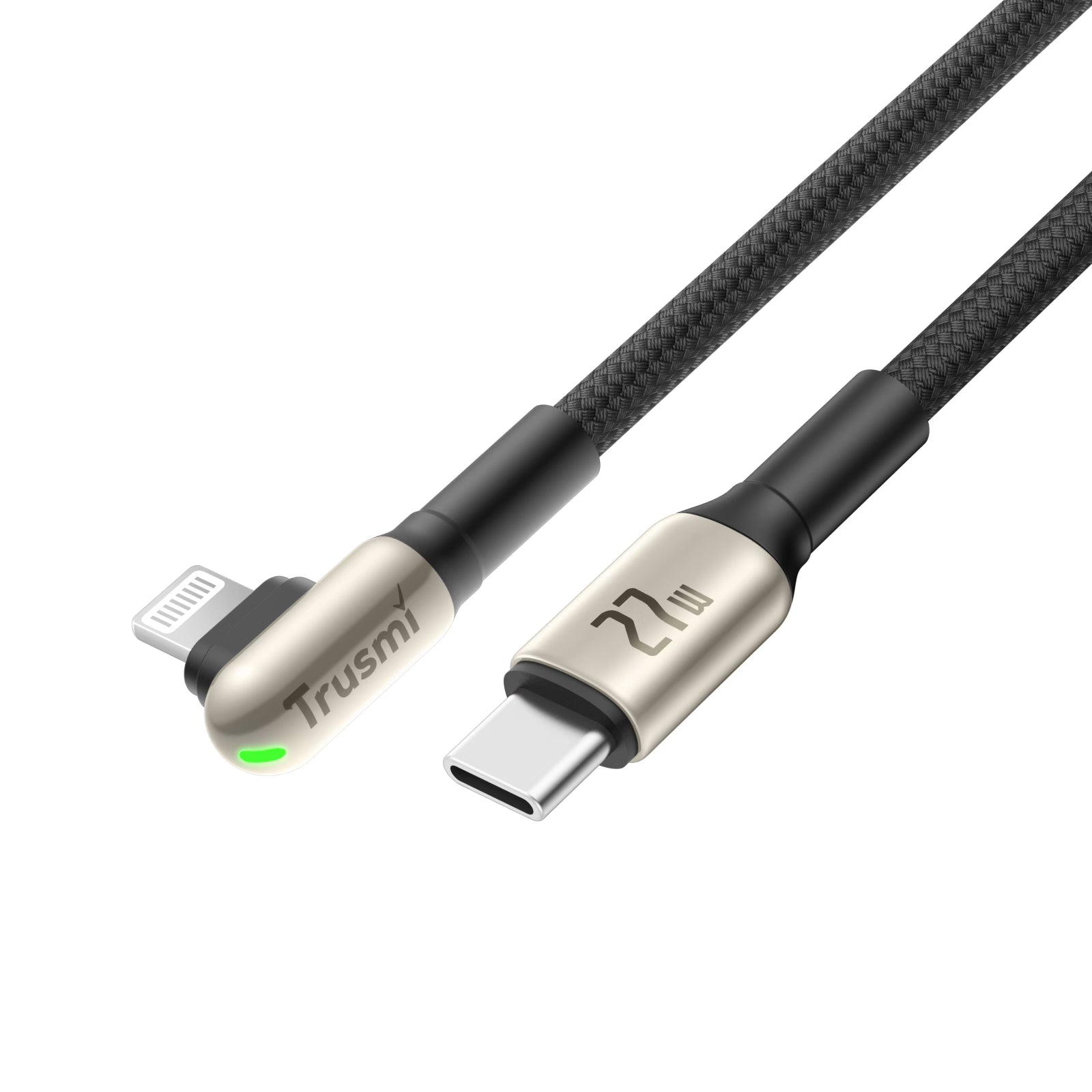 TRUSMI 27W CL Angled LED Zinc Alloy Braided Cable