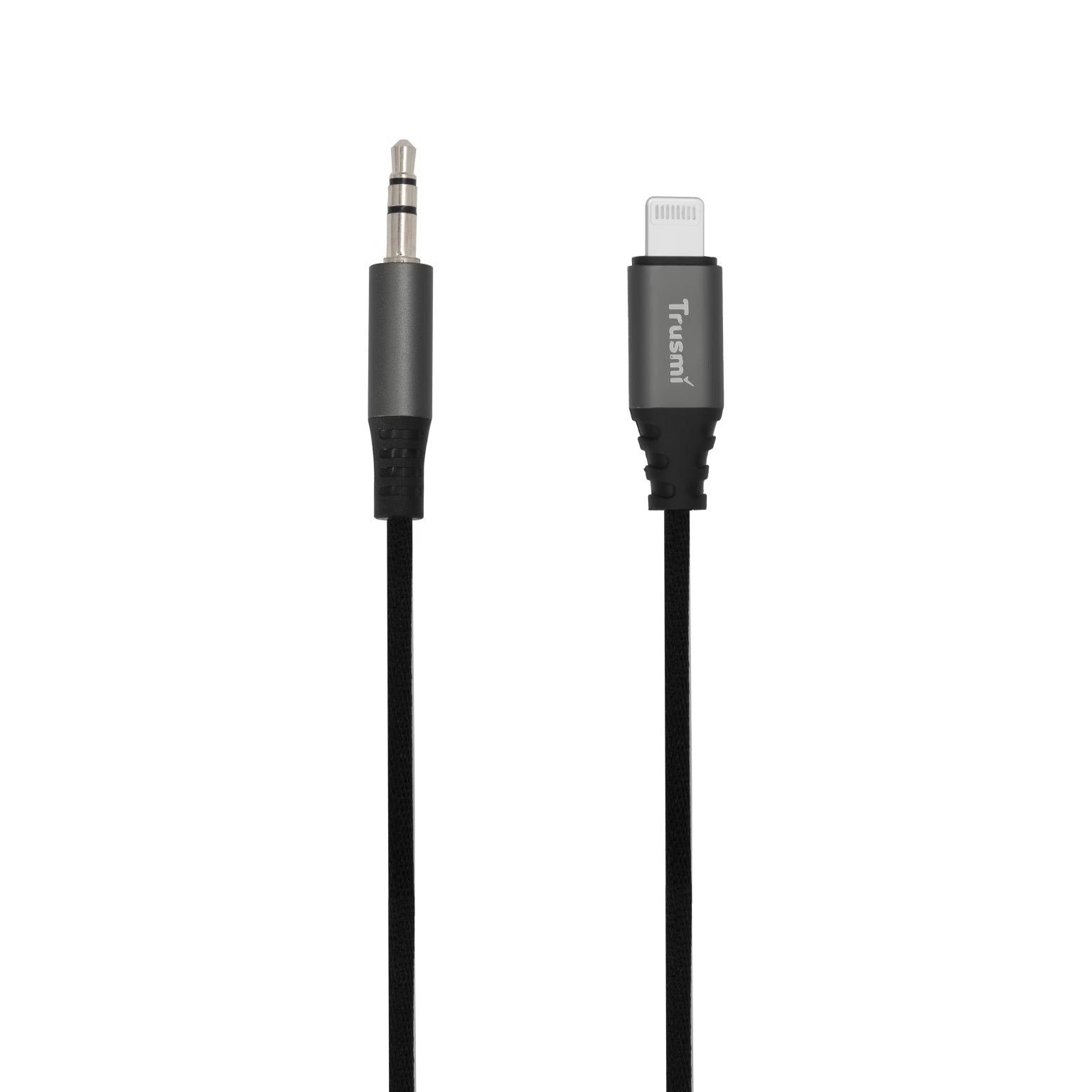 TRUSMI Lighting to 3.5mm Three-level Audio Male Braided Audio Cable