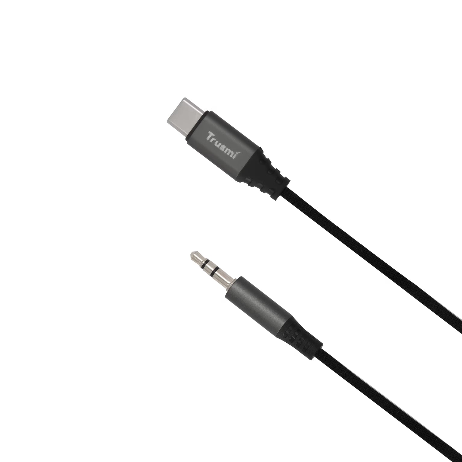 TRUSMI Type-C to 3.5mm Three-level Audio Male Braided Audio Cable