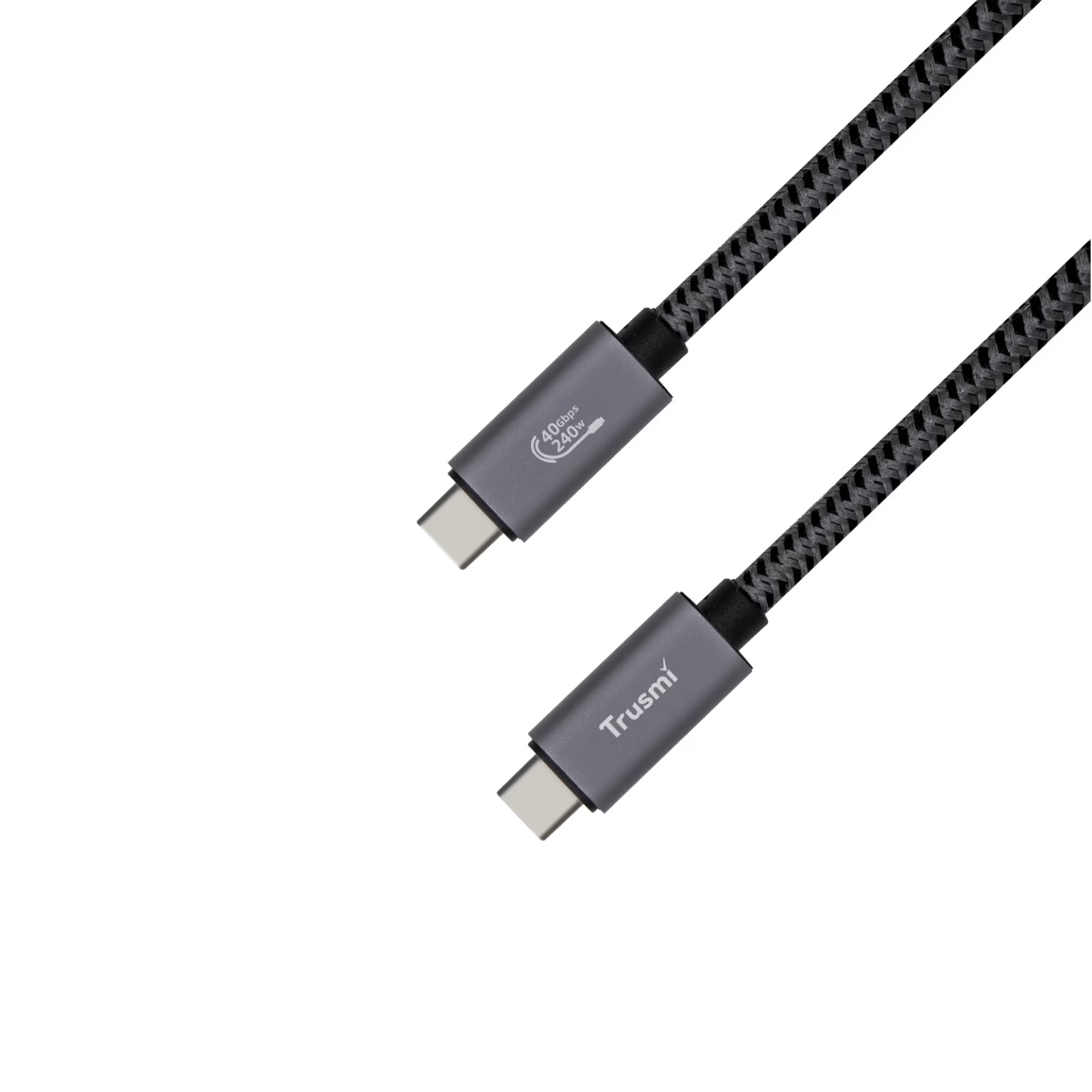 TRUSMI 240W USB-4 High Frequency Data Charging Braided Cable Supports 8K60HZ