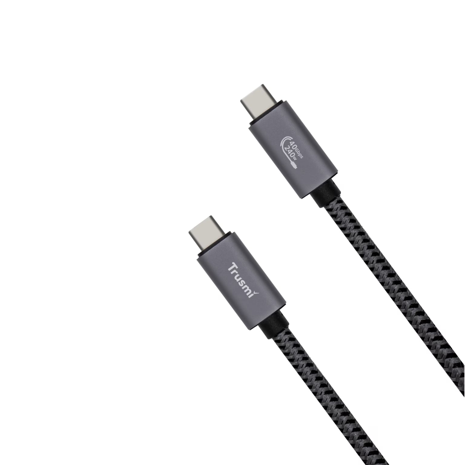 TRUSMI 240W USB-4 High Frequency Data Charging Braided Cable Supports 8K60HZ