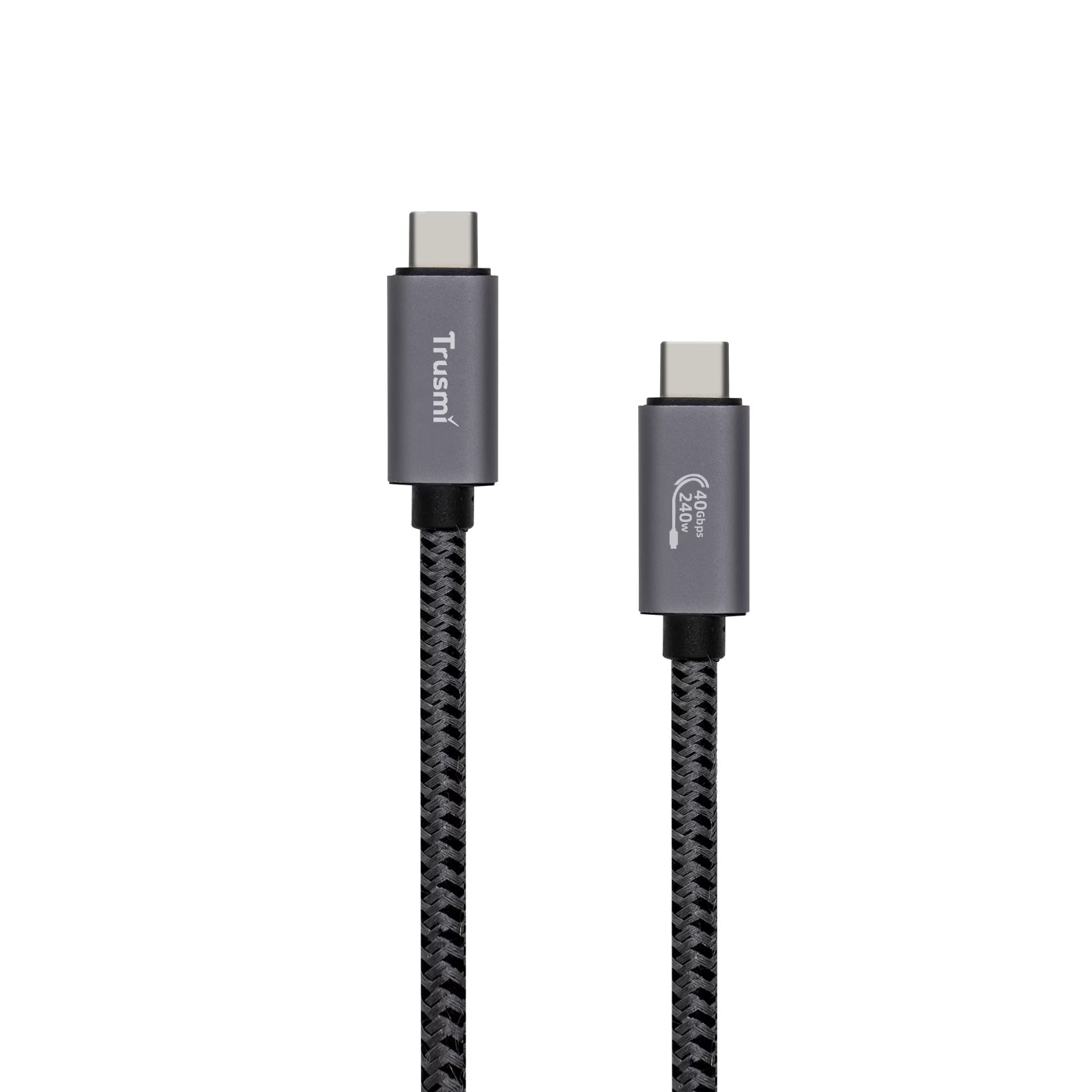 TRUSMI 240W USB-4 High Frequency Data Charging Braided Cable Supports 8K60HZ