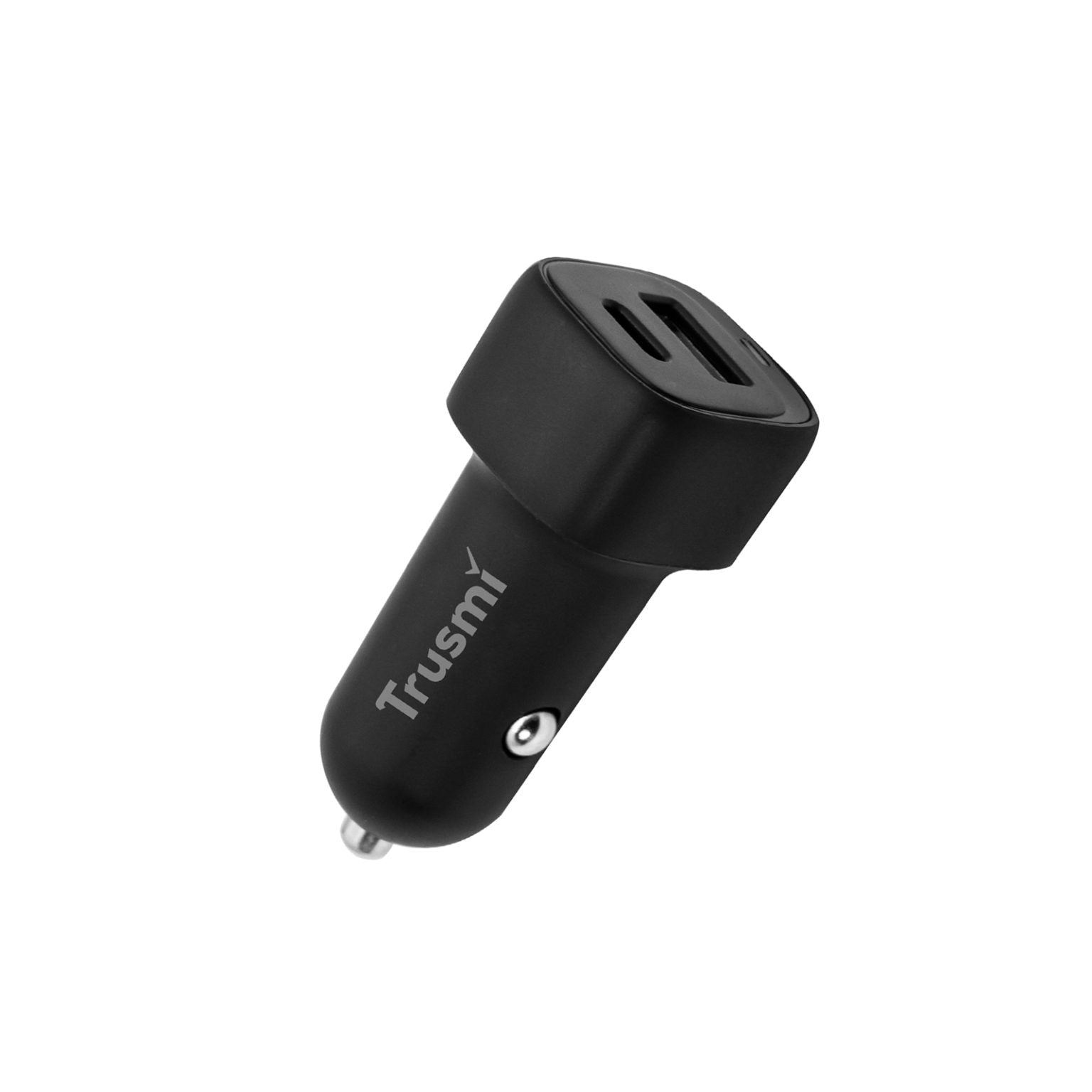 TRUSMI 38W A+C LED Quick Car Charger Black