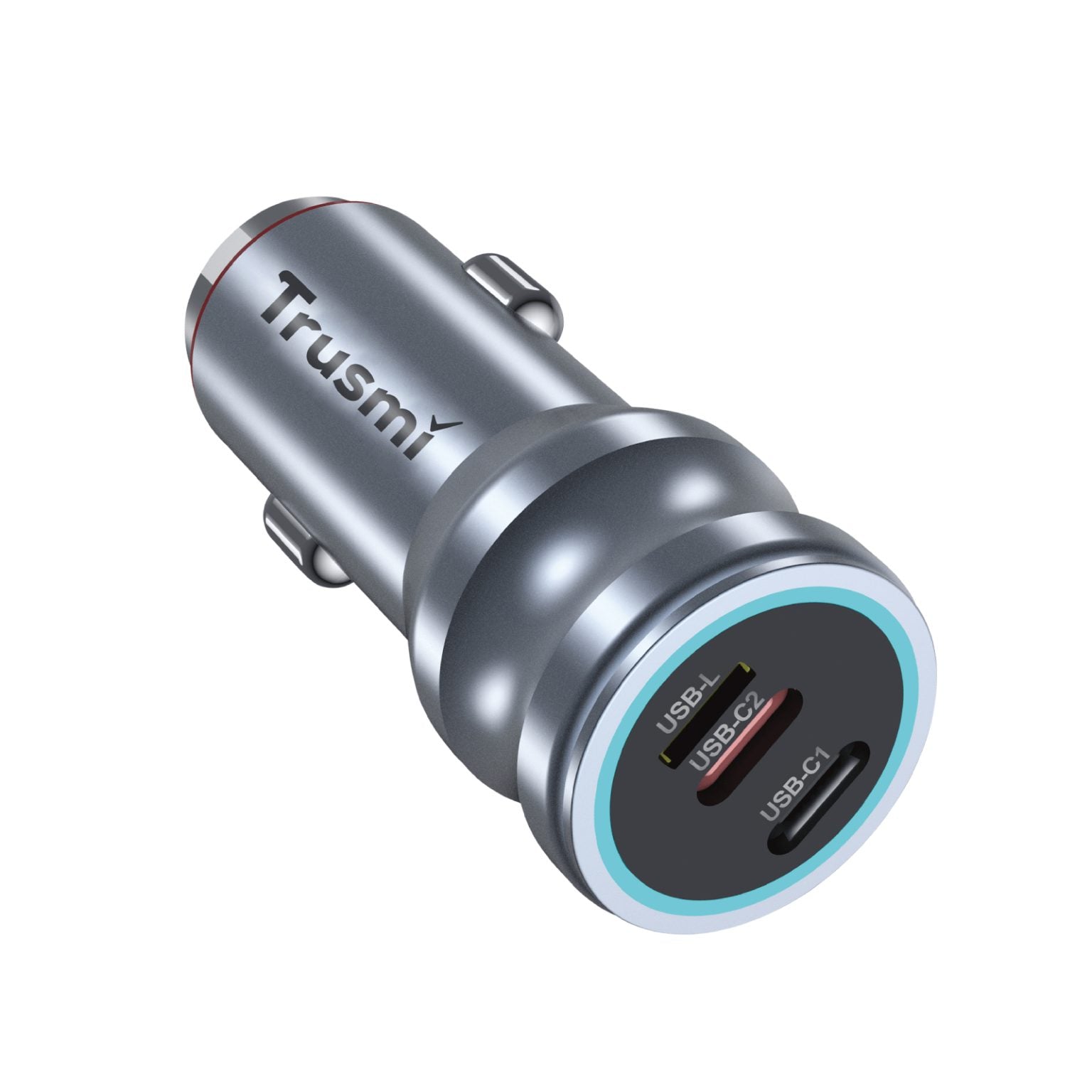 TRUSMI 55W 2C1L Metal Quick Car Charger