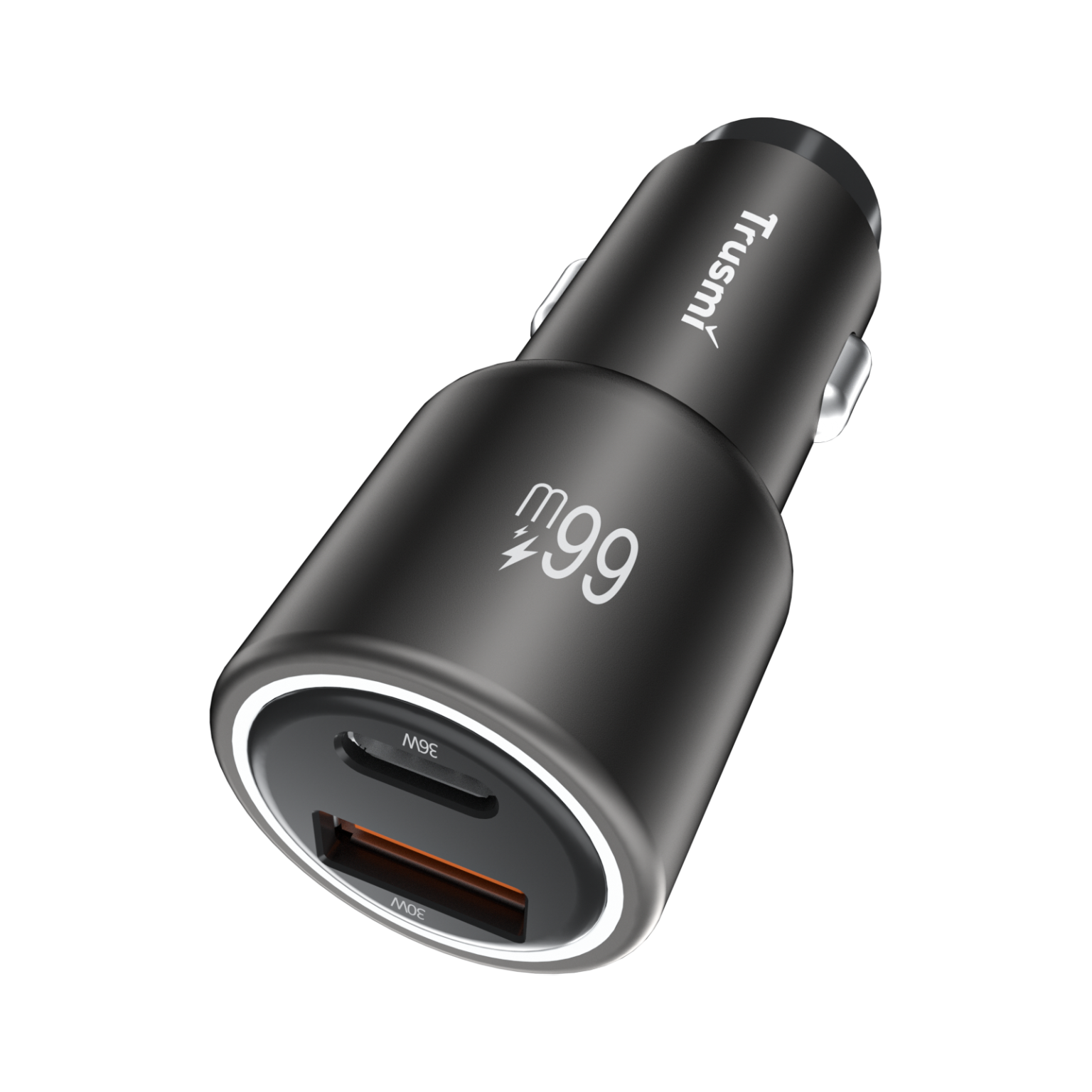 TRUSMI PD66W AC Metal Fast Car Charger