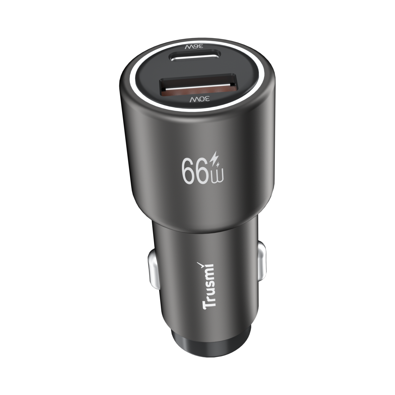 TRUSMI PD66W AC Metal Fast Car Charger
