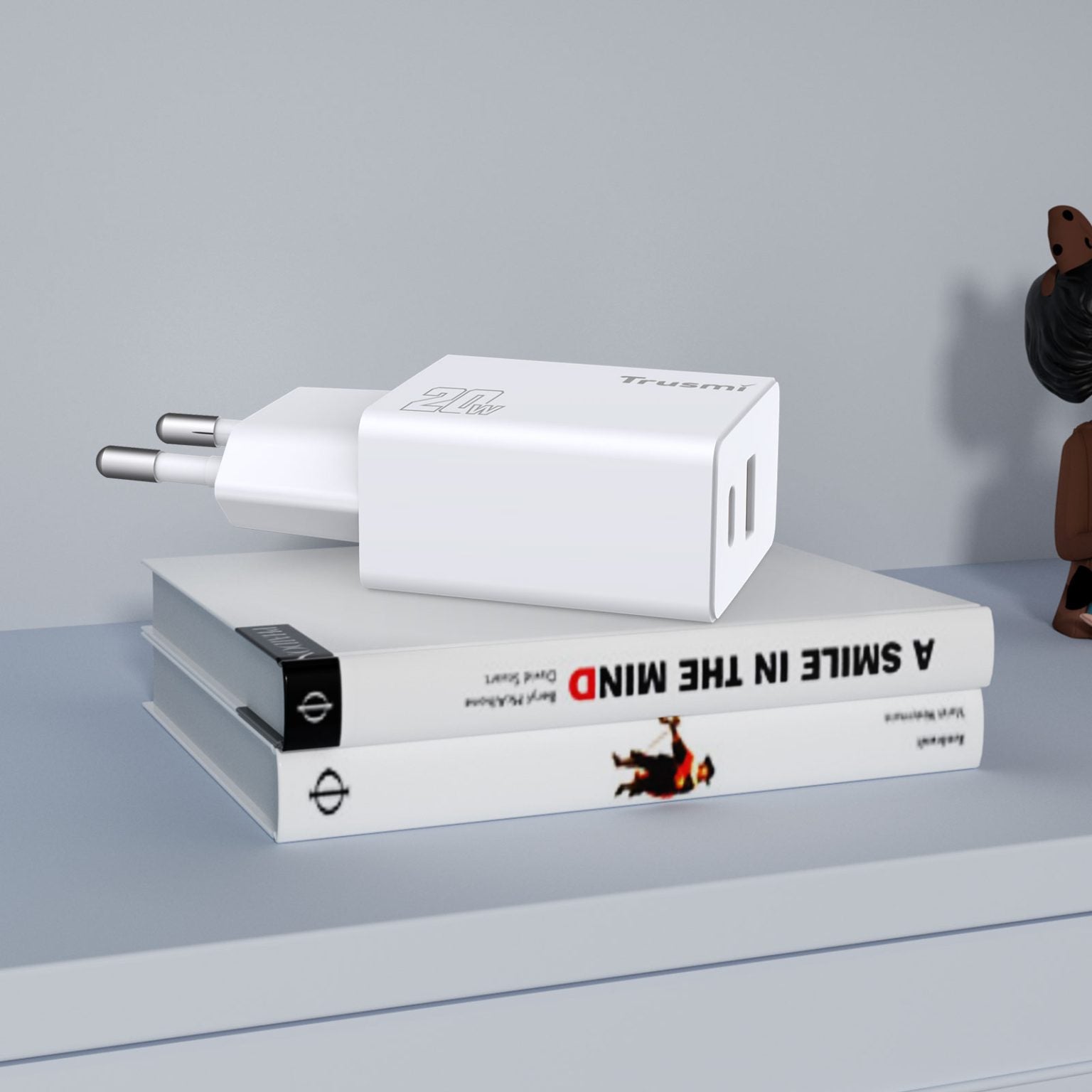 TRUSMI PD20W A+C GaN FAST Charger(EU) White