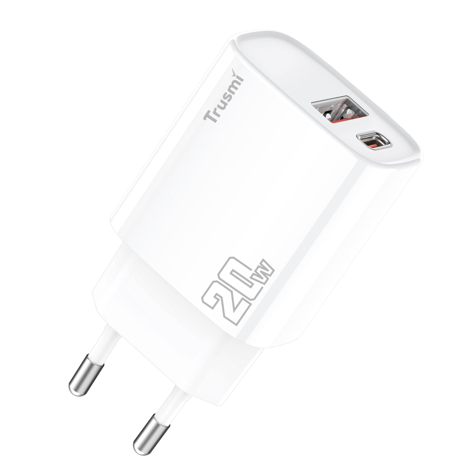 TRUSMI PD20W A+C GaN FAST Charger(EU) White