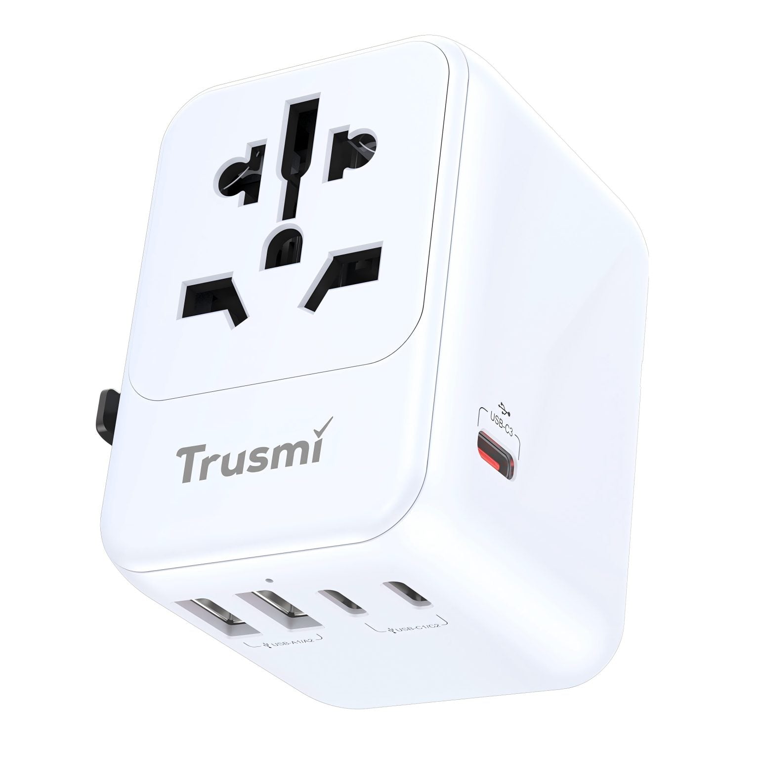 TRUSMI 35W 3C2A Travel Adapter Charger