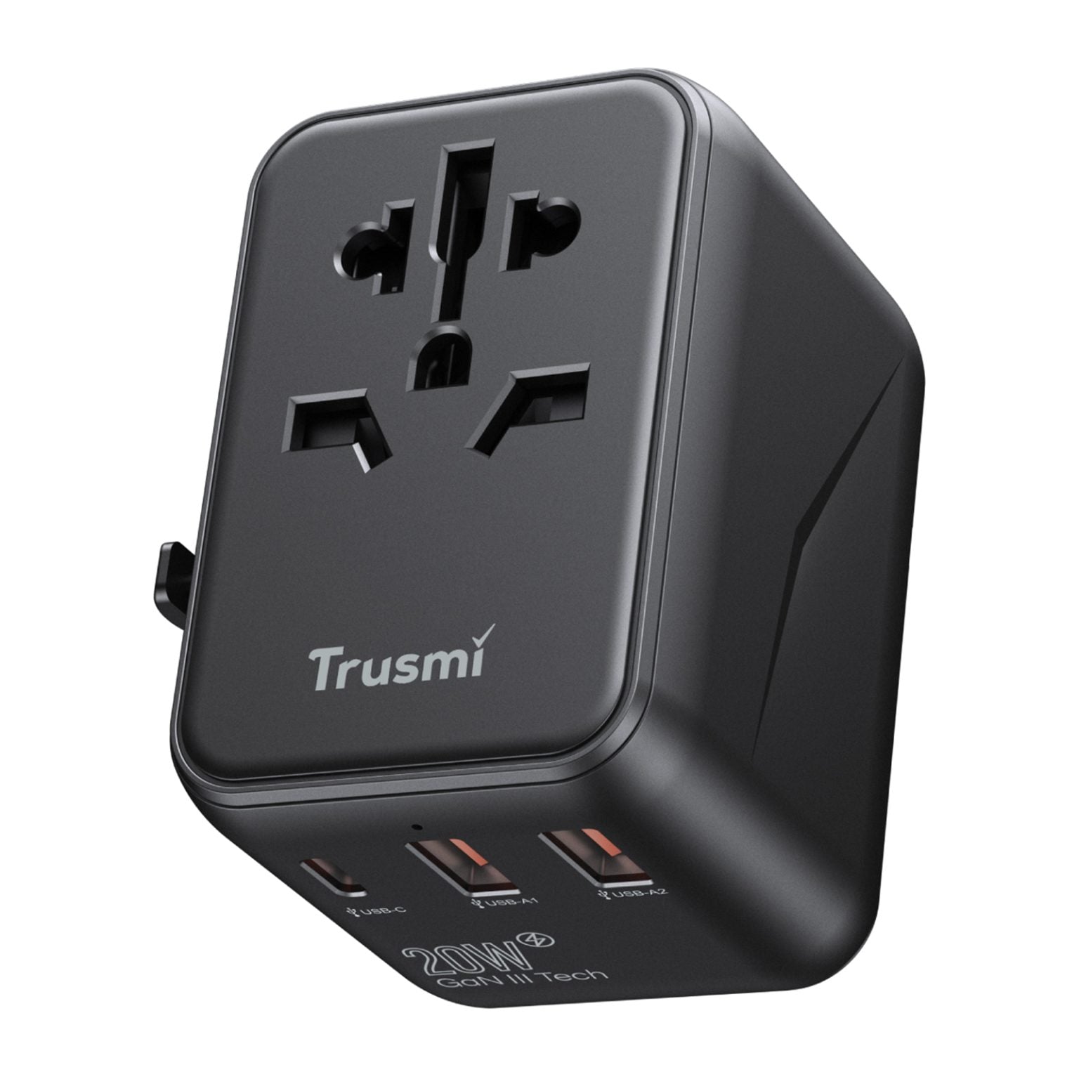 TRUSMI 20W 1C2A Travel Adapter Charger