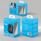 TRUSMI 68W 3C2A Travel Adapter Charger with Cable