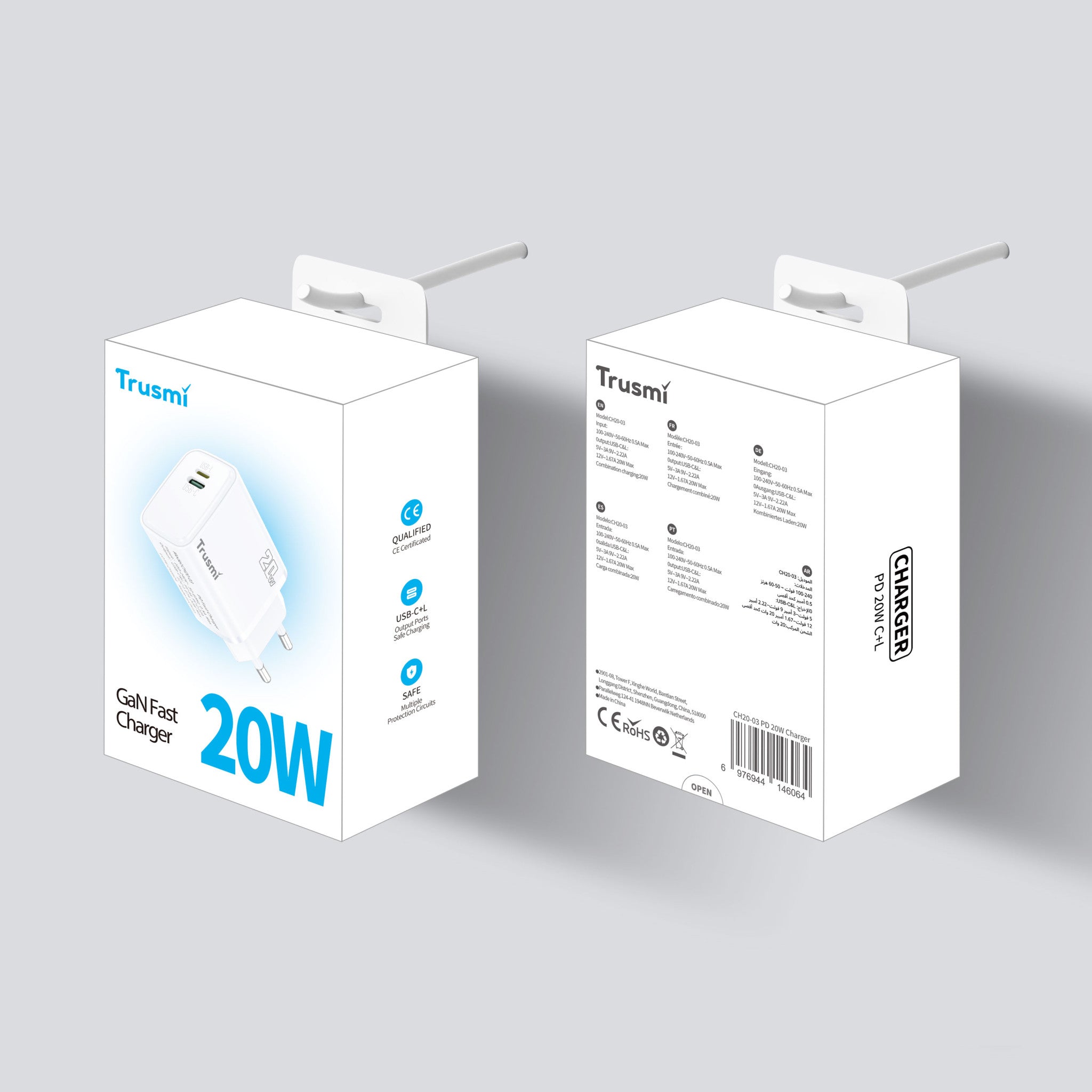 TRUSMI PD20W CL GaN Fast Charger