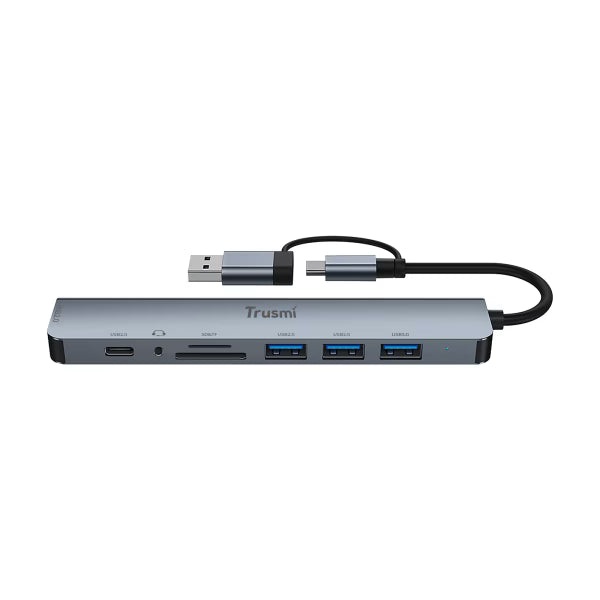 TRUSMI 8 In 1 Type-C Multifunctional Docking Station