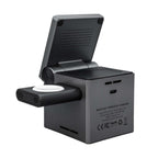 TRUSMI Qi2 3-in-1 Cube Wireless Charging Station Gray