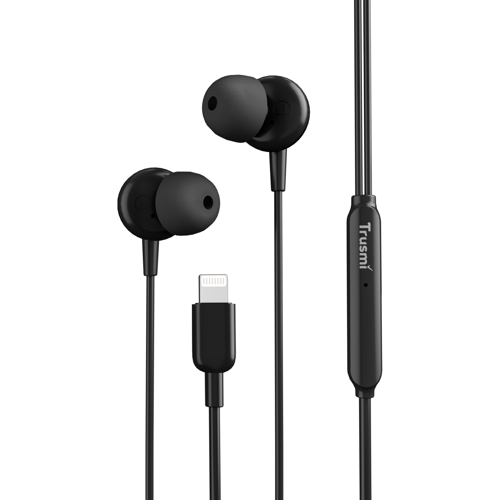 TRUSMI Wired In-ear Earphone Type C Black