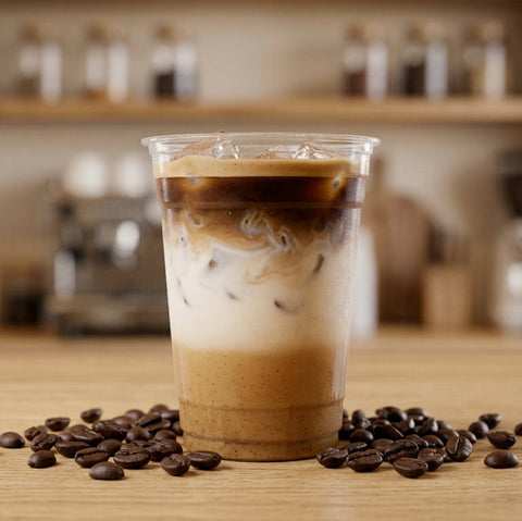 Iced Dirty Chai Latte