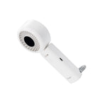TRUSMI Handheld Foldable Digital Display High Speed Fan with Finger Ring White