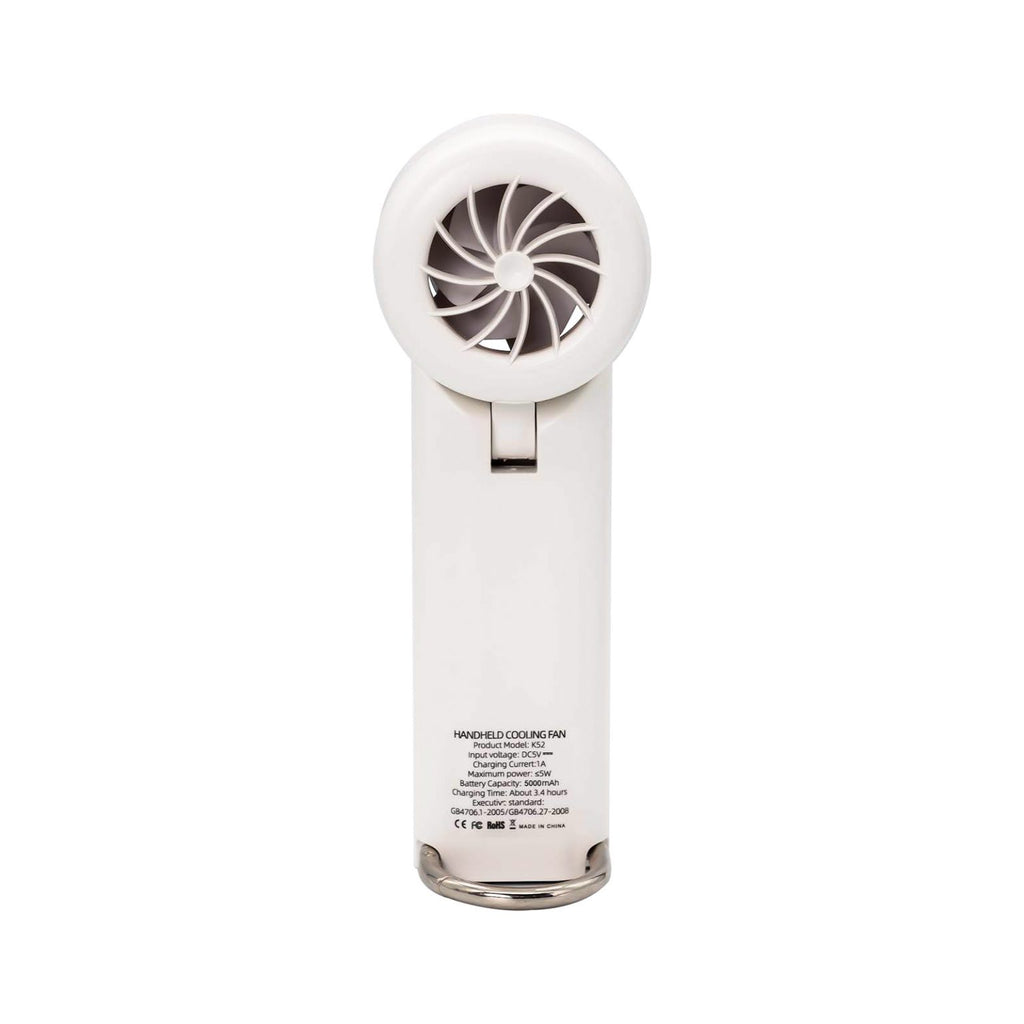 TRUSMI Handheld Foldable Refrigerate High Speed Fan 5000mAh White